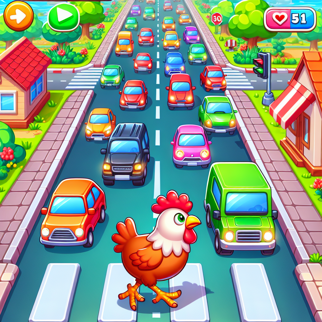 Zrzut ekranu z gry Chicken Road 2